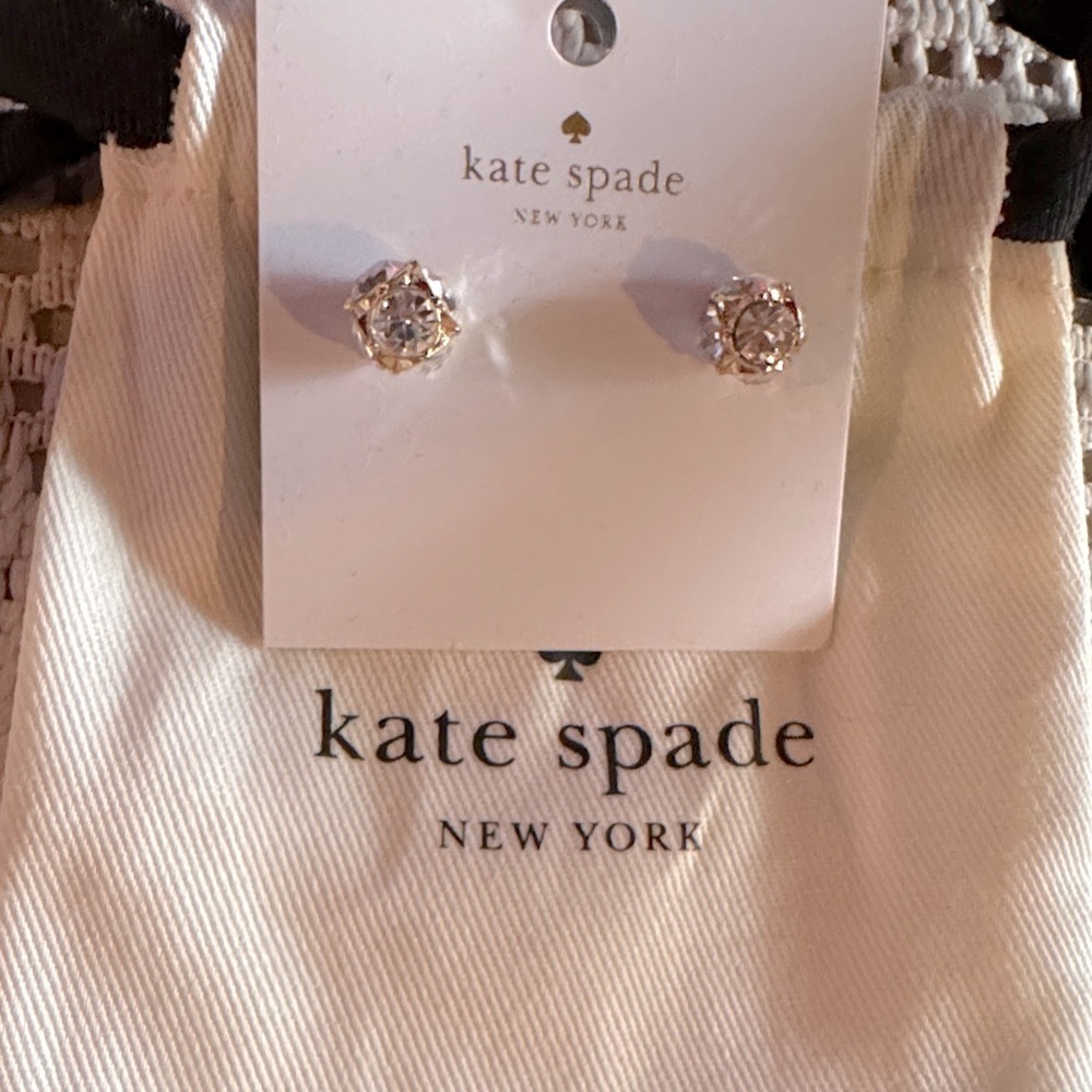Kate Spade Sparkling Golden Earrings